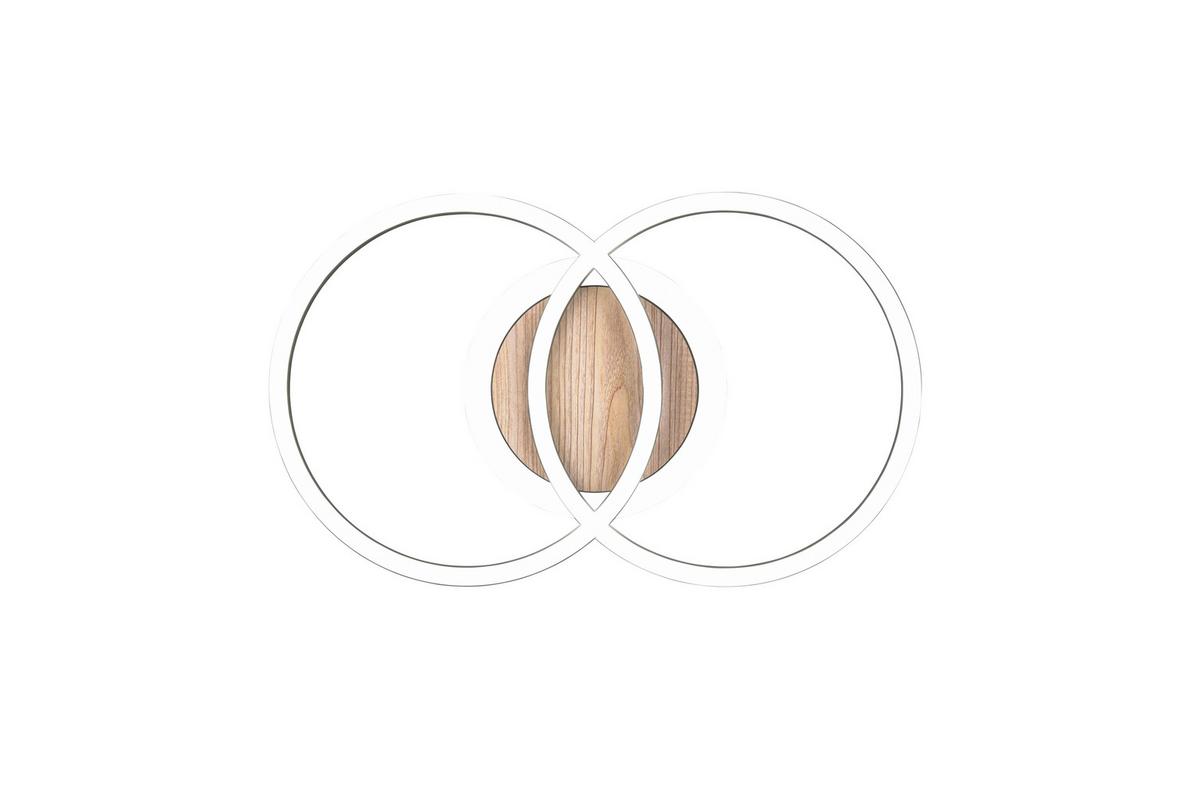 LED-Deckenleuchte R62783635 Giro - Braun, Basics, Kunststoff (46,5/28,/8,5cm)