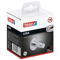 Klebehaken Loxx Edelstahl Rund - Chromfarben, MODERN, Metall (8/8,5/6,5cm)
