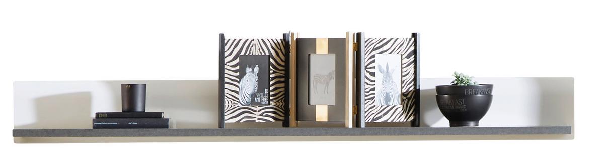 Wohnkombination Modern 4 Tlg. Mit Led Alassio 2, Weiß/matera - MODERN (312,6/200/40,5cm) - Luca Bessoni