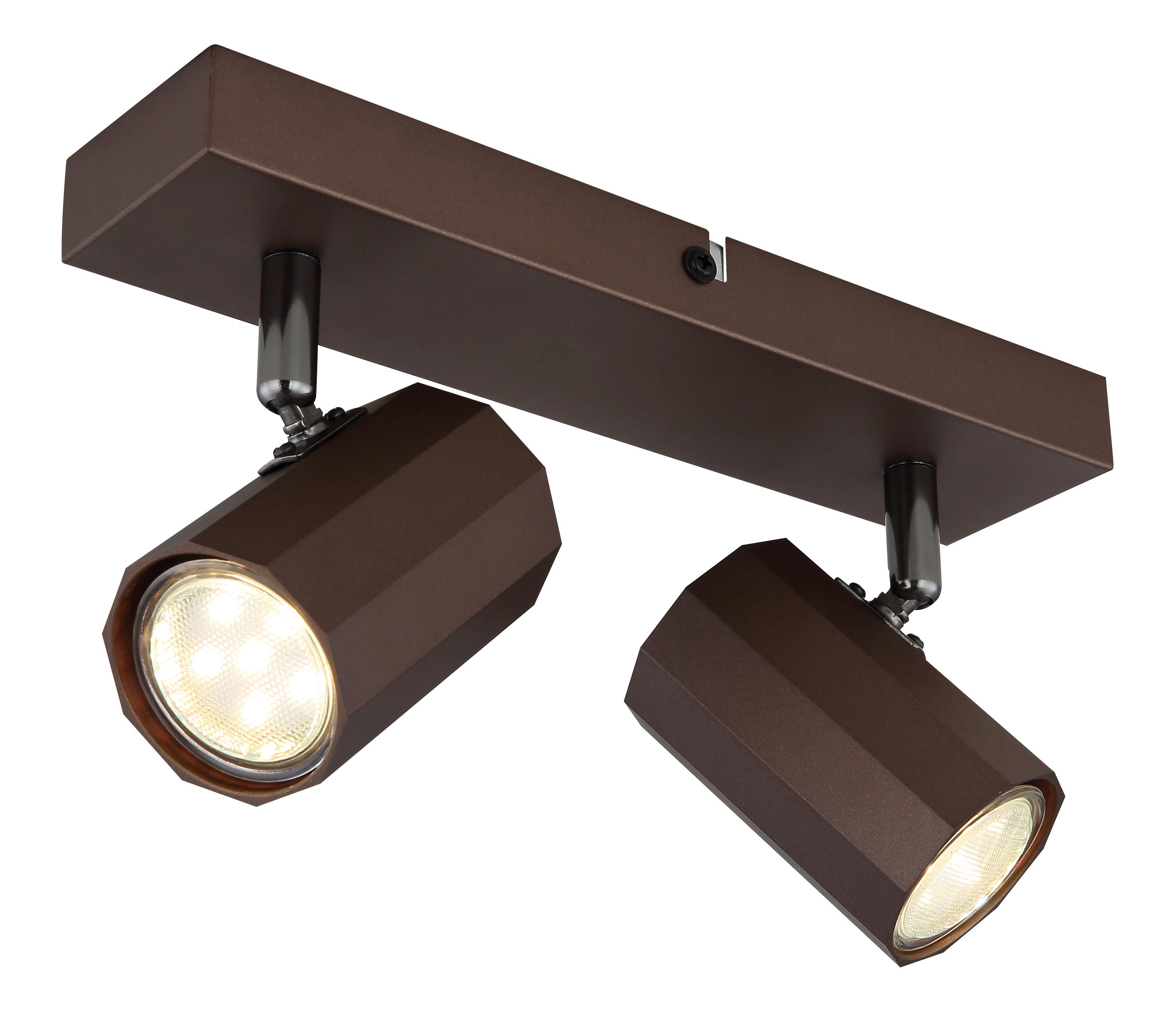 Strahler 57919-2 - Bronzefarben, Design, Metall (26/6/14,5cm) - Globo