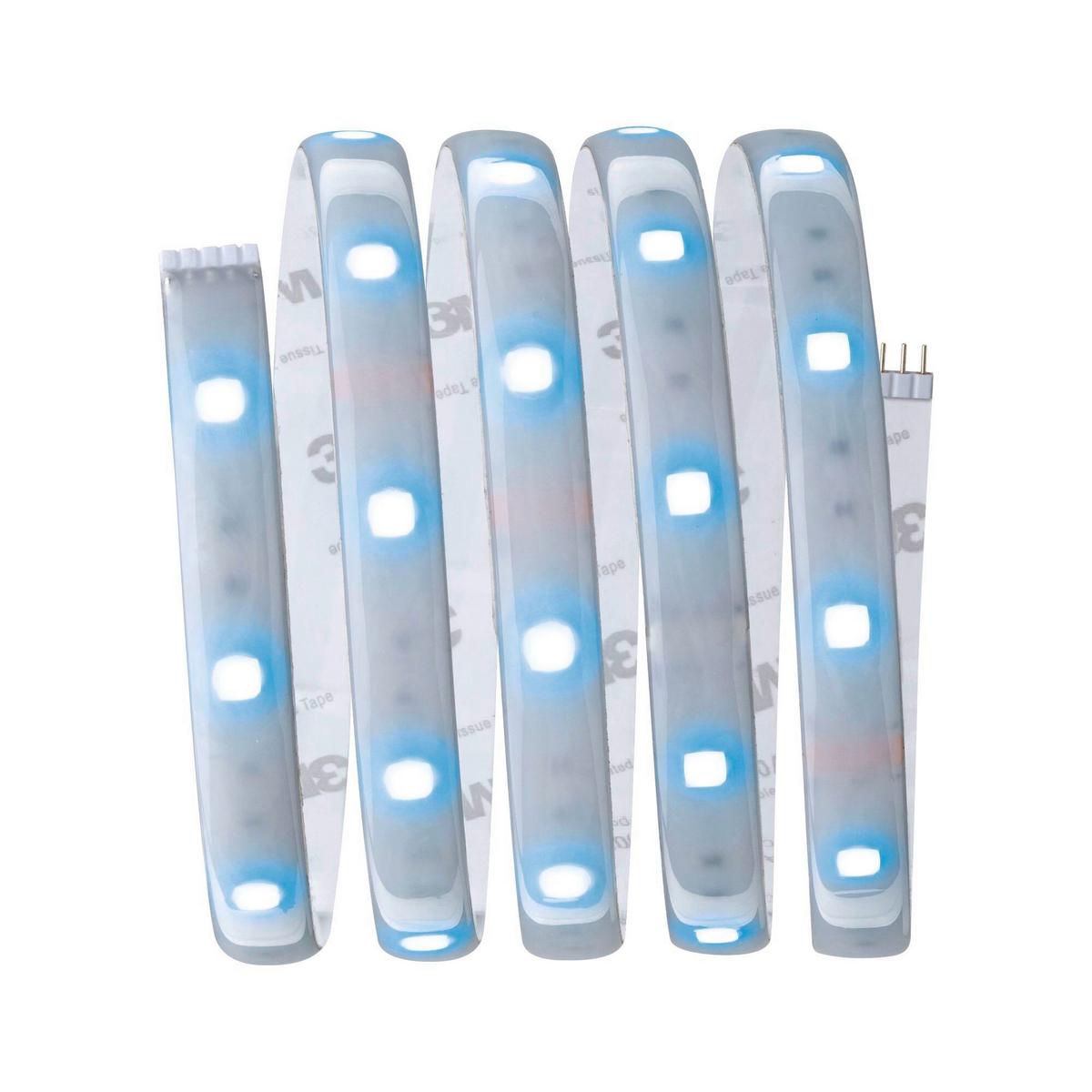 Led-streifen Farbwechsler L: 1,5 M Fernbedienung, Dimmbar - Silberfarben, Basics, Kunststoff (151/0,3cm) - Paulmann