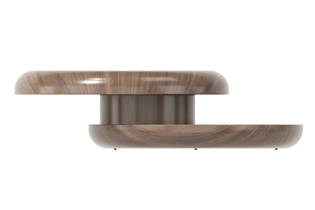 Couchtisch Walnussfarben D: 90 Cm - Walnussfarben, MODERN, Holzwerkstoff (90/90/35cm) - Livetastic