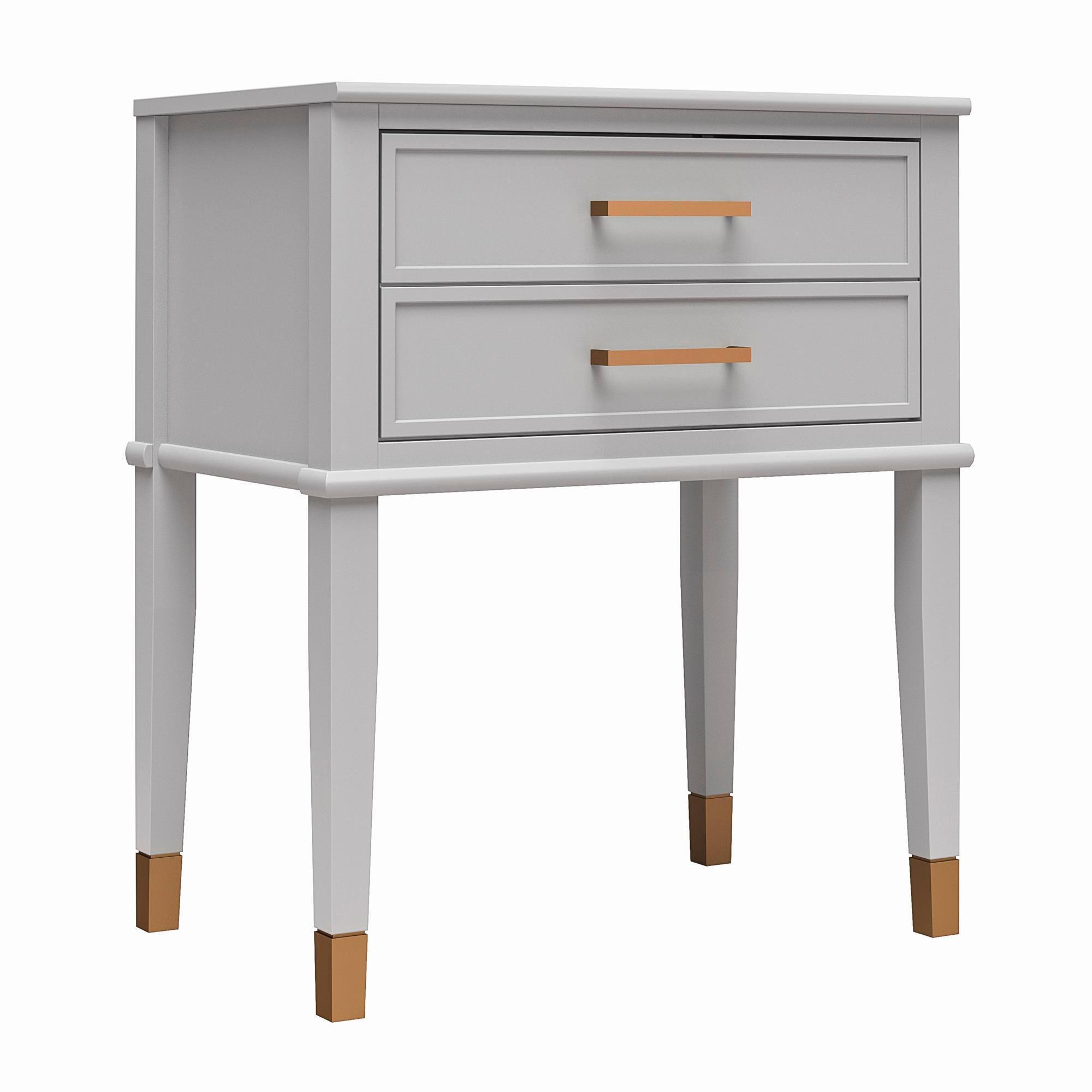 Beistelltisch Westerleigh Grau B: 60 cm - Grau, Design, Holzwerkstoff/Metall (60/40/72cm) - MID.YOU
