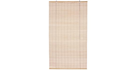 Raffrollo Willi Transparent Bambus 120x180 cm - Naturfarben, KONVENTIONELL, Holz (120/180cm) - Ondega