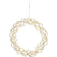 LED-Dekoleuchte 411014 Curly - Transparent/Messingfarben, Basics, Metall (60cm) - Eglo