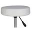 Bürohocker Leon D: ca. 55 cm Weiß - Alufarben/Weiß, KONVENTIONELL, Kunststoff/Textil (55/60/55cm) - Livetastic Bürohocker Leon D: ca. 55 cm Weiß - Alufarben/Weiß, KONVENTIONELL, Kunststoff/Textil (55/60/55cm) - Livetastic