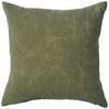 Díszpárna Elsa Kb. 45/45cm - olívazöld, Modern, textil (45/45cm) - Luca Bessoni