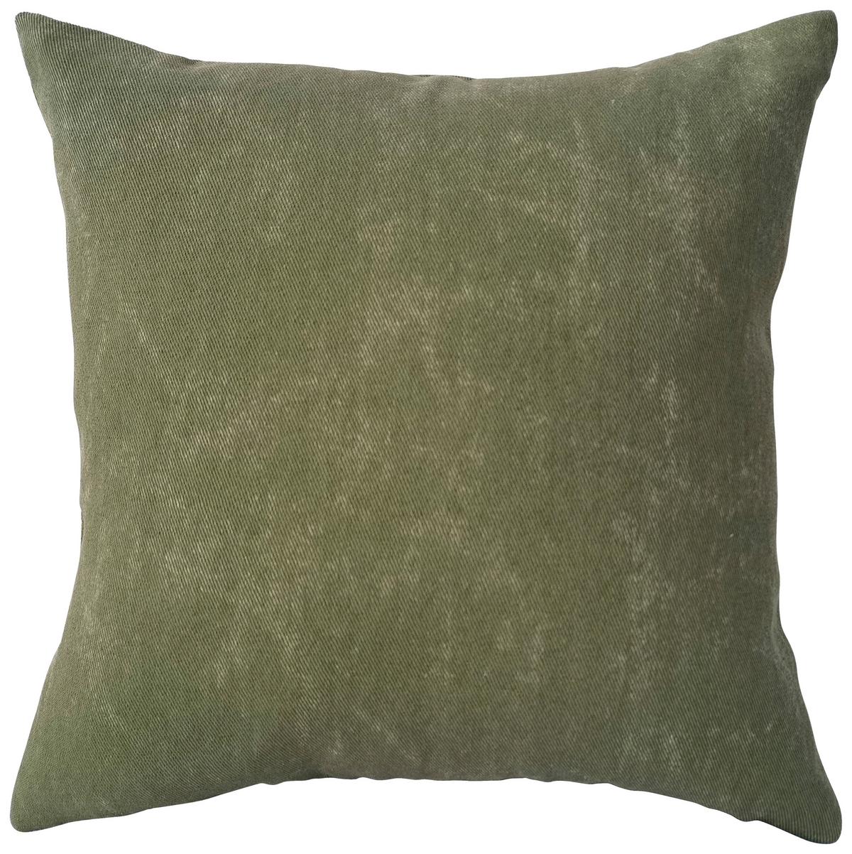 Díszpárna Elsa Kb. 45/45cm - olívazöld, Modern, textil (45/45cm) - Luca Bessoni