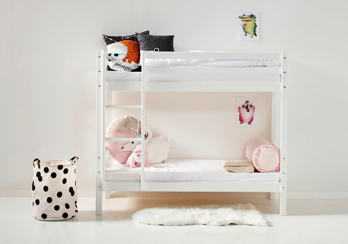 Etagenbett Eco Dream Weiß, Lf: 70x160 cm - Weiß, MODERN, Holz (70/160cm) - MID.YOU