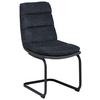 Schwingstuhl Grando - Anthrazit/Schwarz, MODERN, Textil/Metall (45/91.5/62cm) - Livetastic