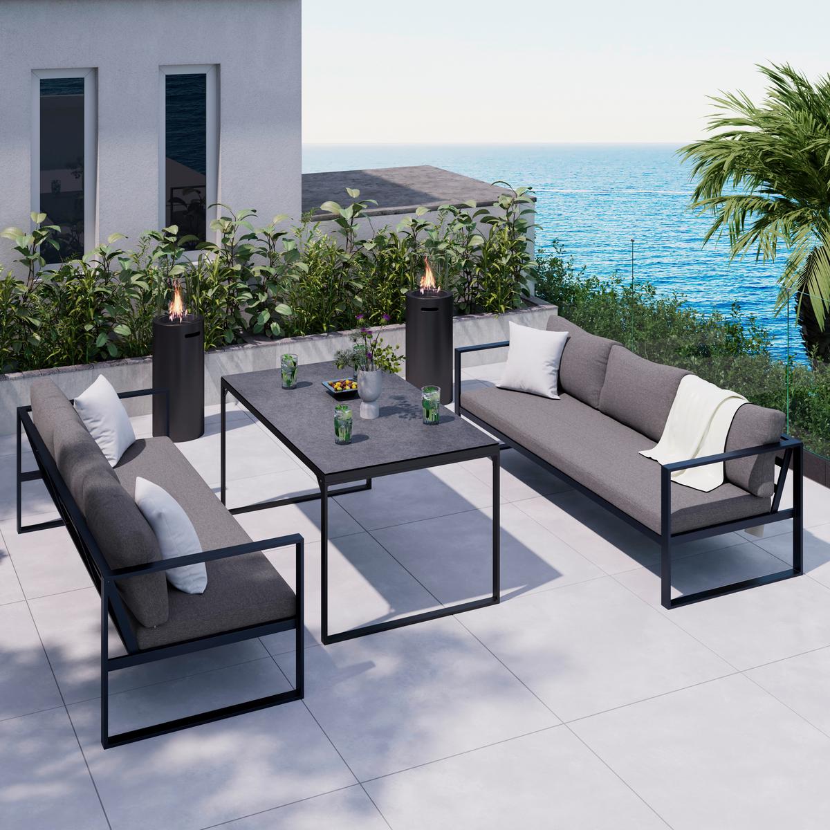 Lounge Kanapé Brest - Modern (198/63/76cm) - Beldano