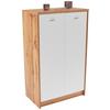 Komód 4-You 74/112 Cm - tölgyfa/fehér, Modern, faalapú anyag (74/111,4/34,6cm)