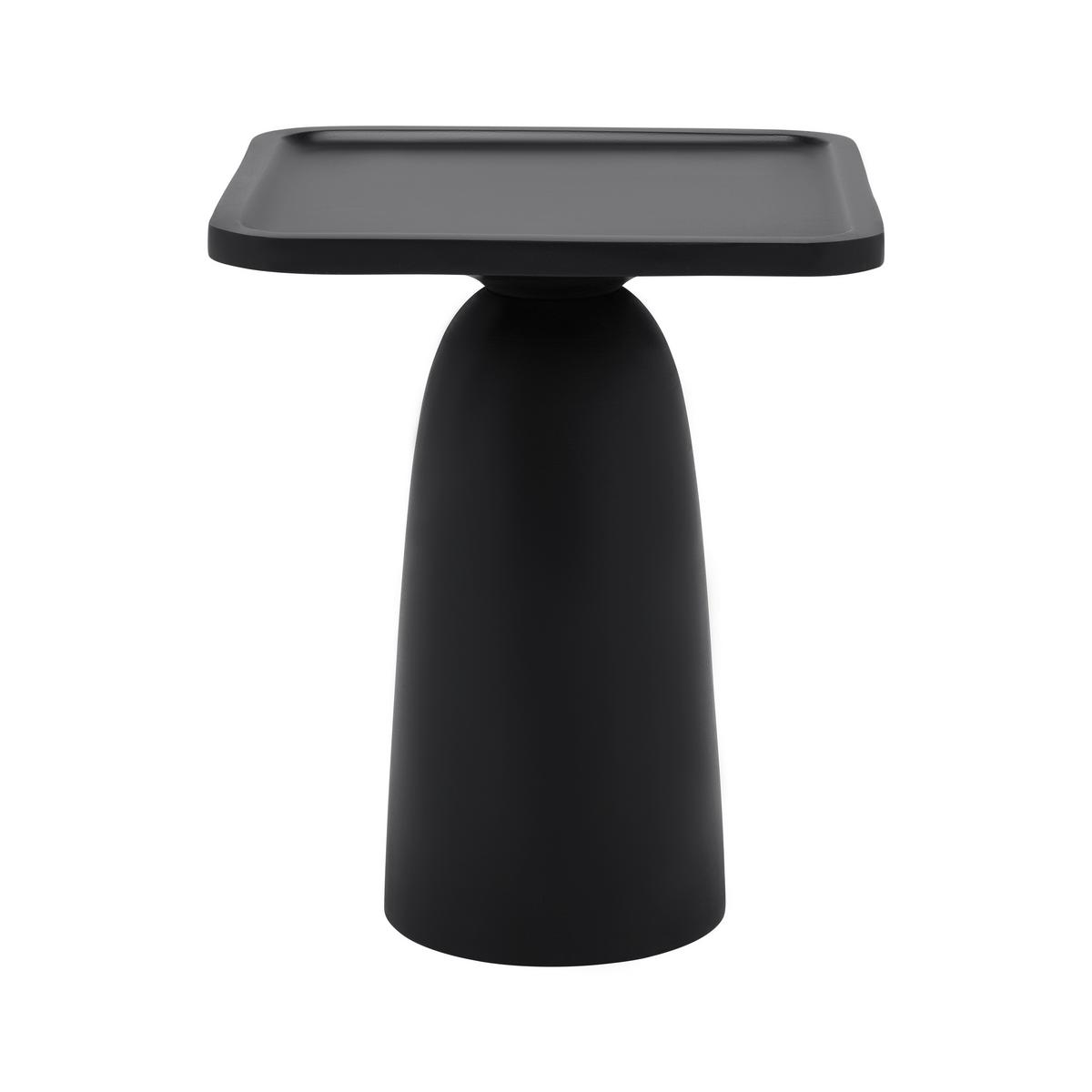 Odkládací stolek Noir, š. 38cm - černá, Moderní, dřevo (38/45/38cm) - Premium Living
