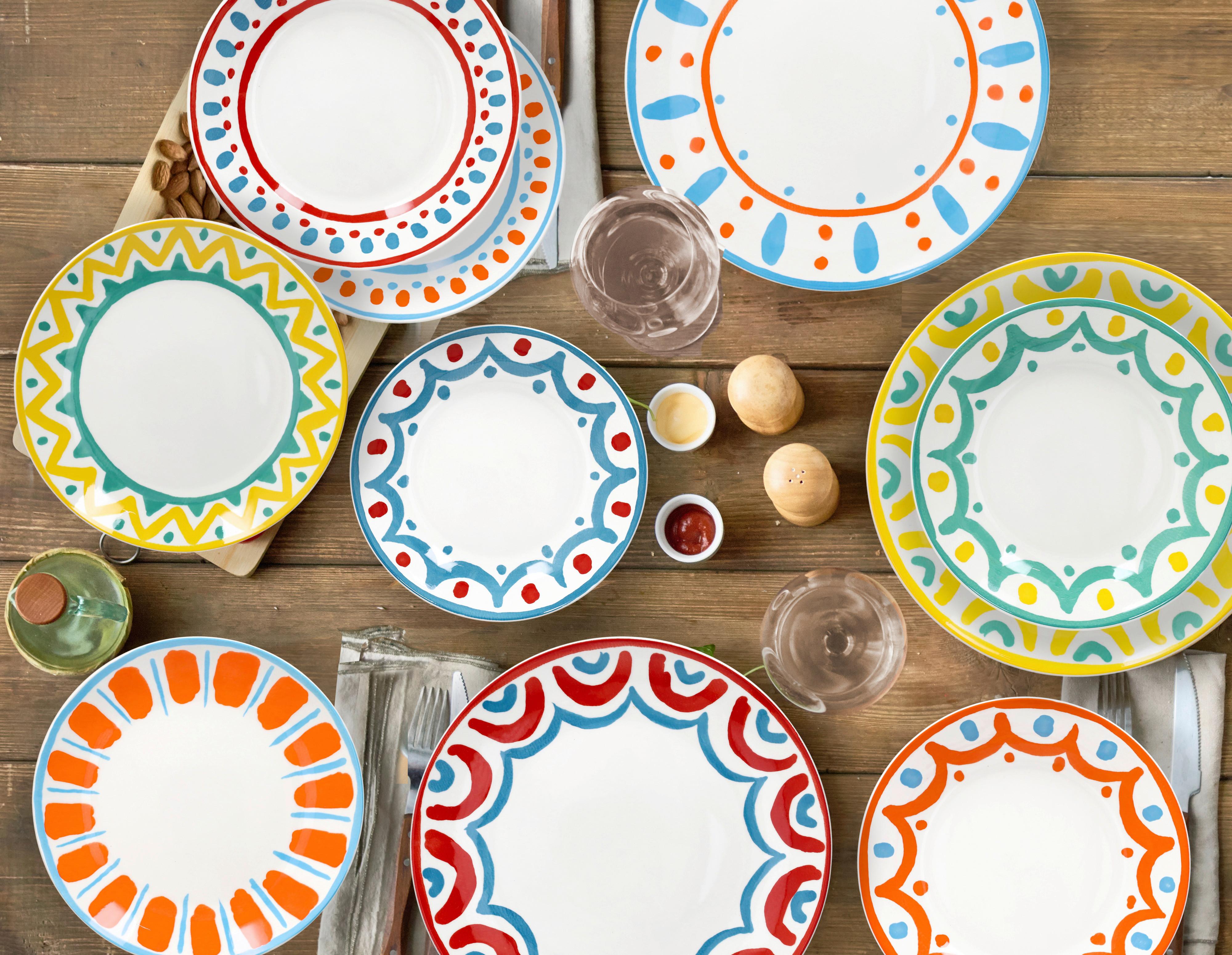 Tafelservice Miguel - Multicolor, Design, Keramik - Luca Bessoni