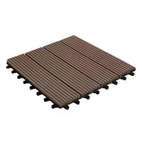 Terrassenfliese Wpc Royal Dunkelbraun - Dunkelbraun, Design, Holzwerkstoff (30/30cm) - Ambia Garden