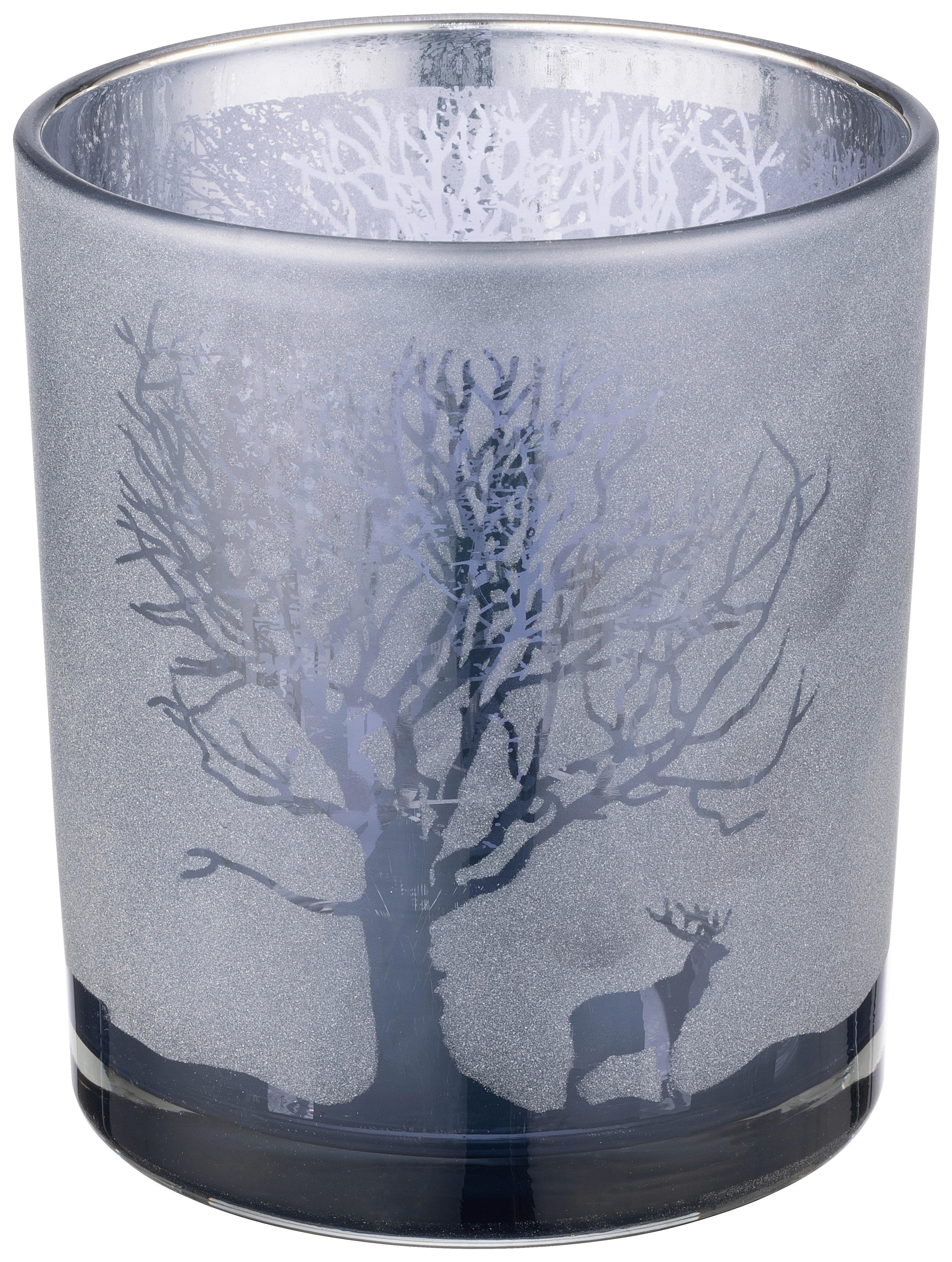 Teelichtglas Nadine - Lila, KONVENTIONELL, Glas (8,8/10cm) - Luca Bessoni