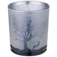 Teelichtglas Nadine - Lila, KONVENTIONELL, Glas (8,8/10cm) - Luca Bessoni