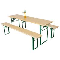 Sörpad Garnitúra 3 Részes - natúr színű, fa/fém (200/50/74cm) - Best Price