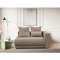 Récamiere Iga Re Taupe B: 168 cm - Taupe/Rosa, Design, Textil (168/73/99cm) - MID.YOU