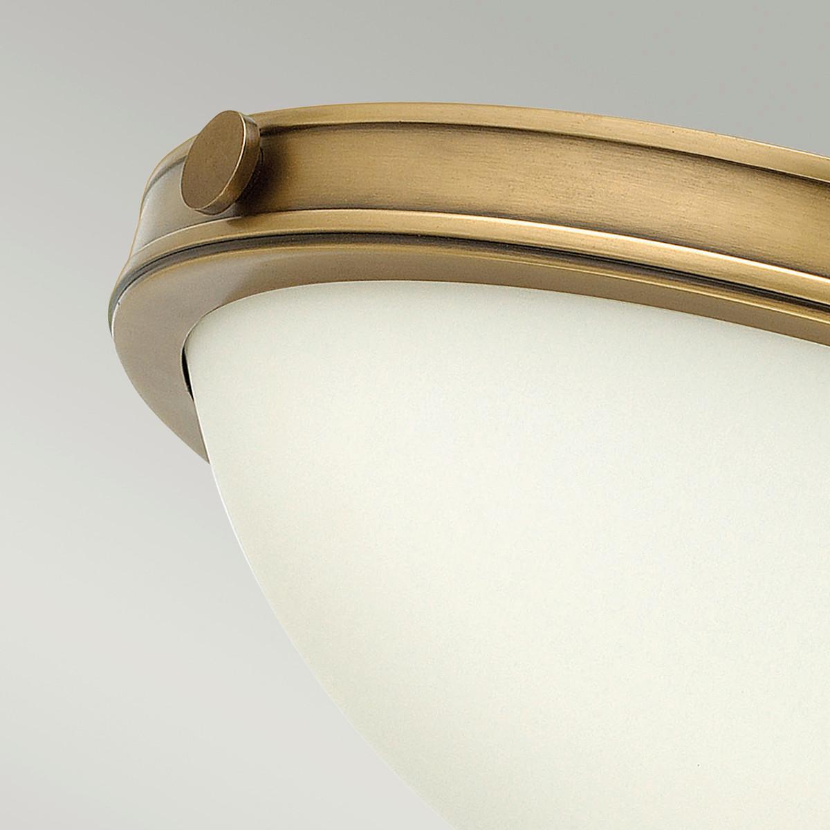 Mennyezeti Lámpa Hk-Collier-F-S - sárgarézszínű, Konventionell, üveg/fém (34.6/12.4cm) - Elstead Lighting