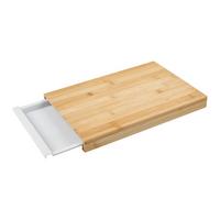 Kuchyňské prkénko SMART SMART - bílá/přírodní barvy, Konvenční, plast/přírodní materiály (38/25/3,5cm) - Mömax