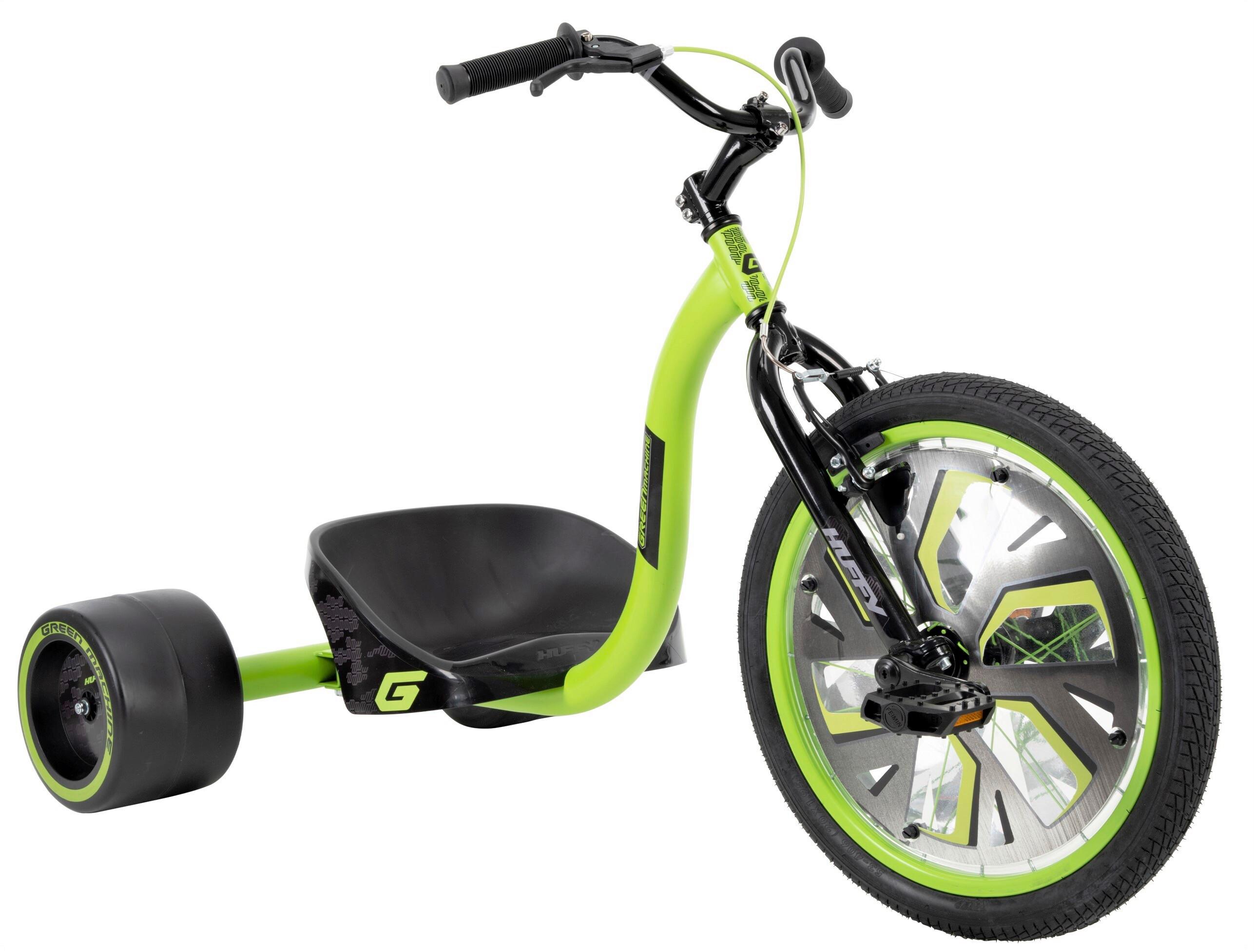 Dreirad Huffy Green Maschine Slider - Schwarz/Grün, Basics, Kunststoff/Metall (87,6/129,5/71,1cm)
