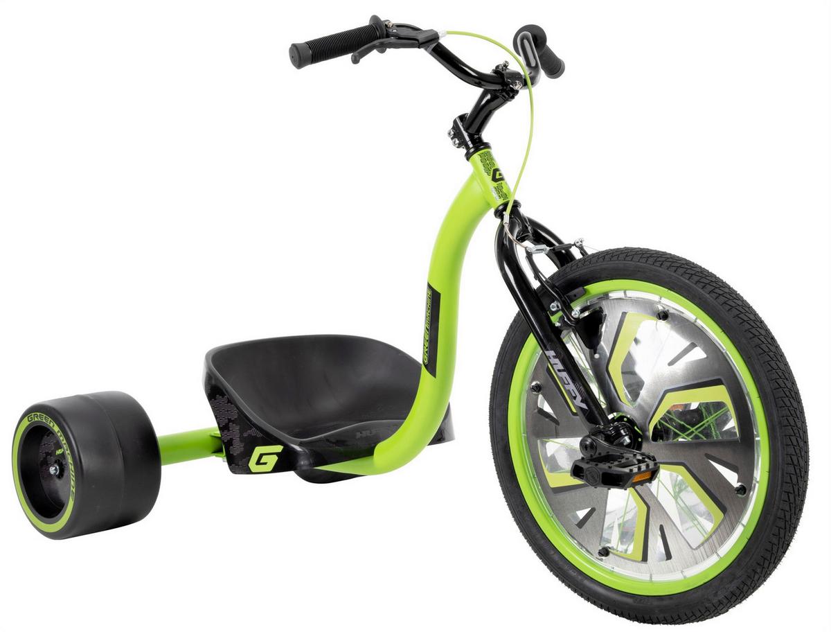 Dreirad Huffy Green Maschine Slider - Schwarz/Grün, Basics, Kunststoff/Metall (87,6/129,5/71,1cm)