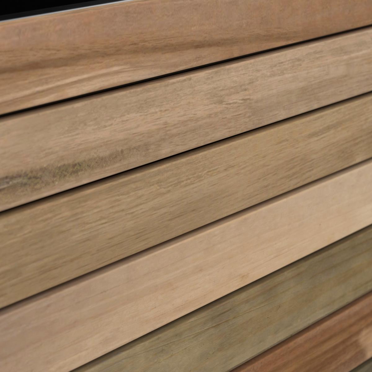 VYVÝŠENÝ ZÁHON CHRISTO 2 - černá/barvy akácie, Natur, kov/dřevo (69/34,5/26cm) - Mömax