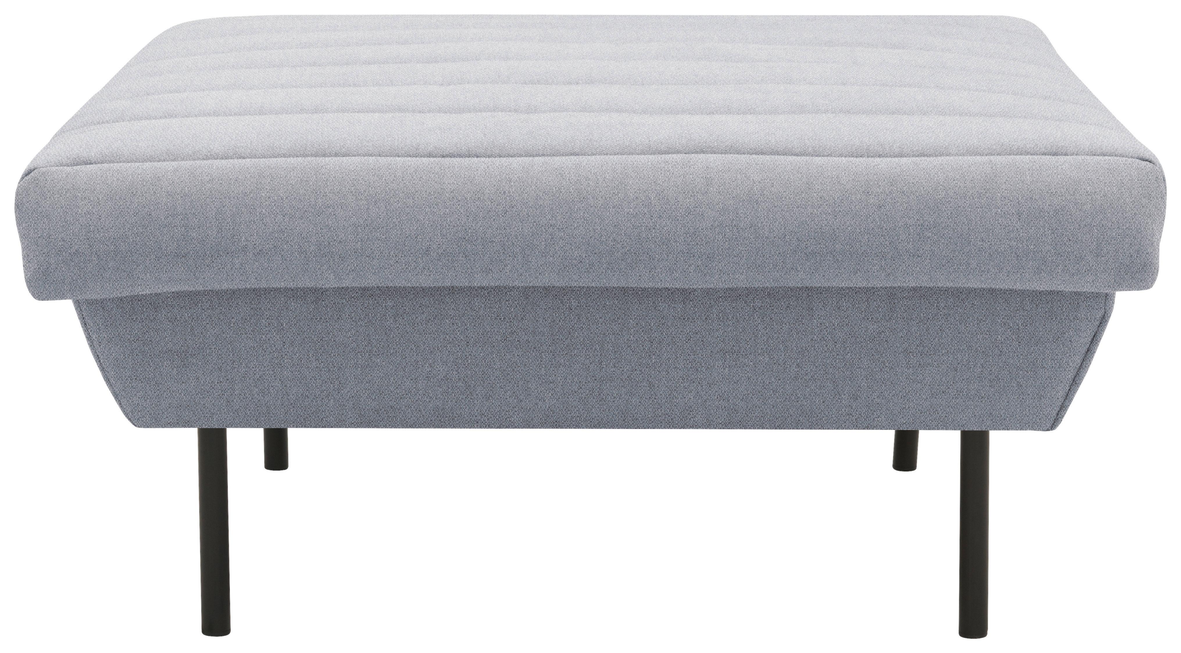 Hocker Looks Ix - Schwarz/Grau, Design, Textil (90/45/105cm) - LOOKS by W.Joop