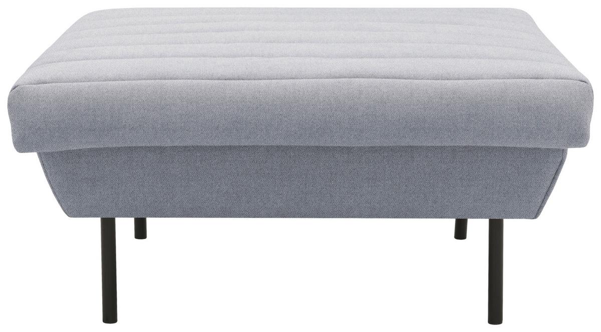 Hocker Looks Ix - Schwarz/Grau, Design, Textil (90/45/105cm) - LOOKS by W.Joop