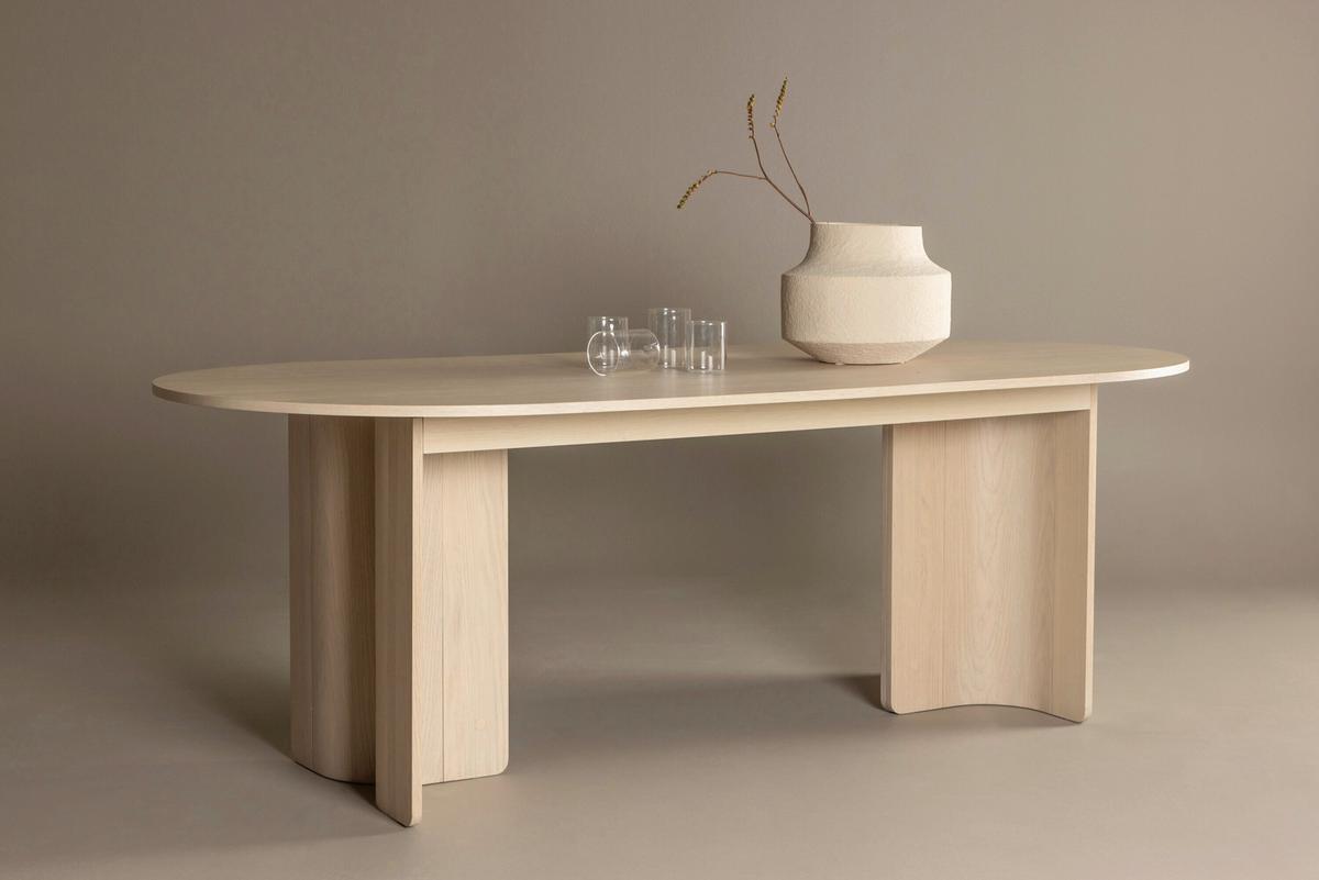 ESSTISCH Tyresö, Weiß L: 220 cm - Weiß, MODERN, Holz (220/100/75cm) - Livetastic