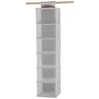 ZÁVESNÉ ÚLOŽNÉ PRIESTORY CLIFF 2 - biela, Modern, textil (30,5/127/30cm)