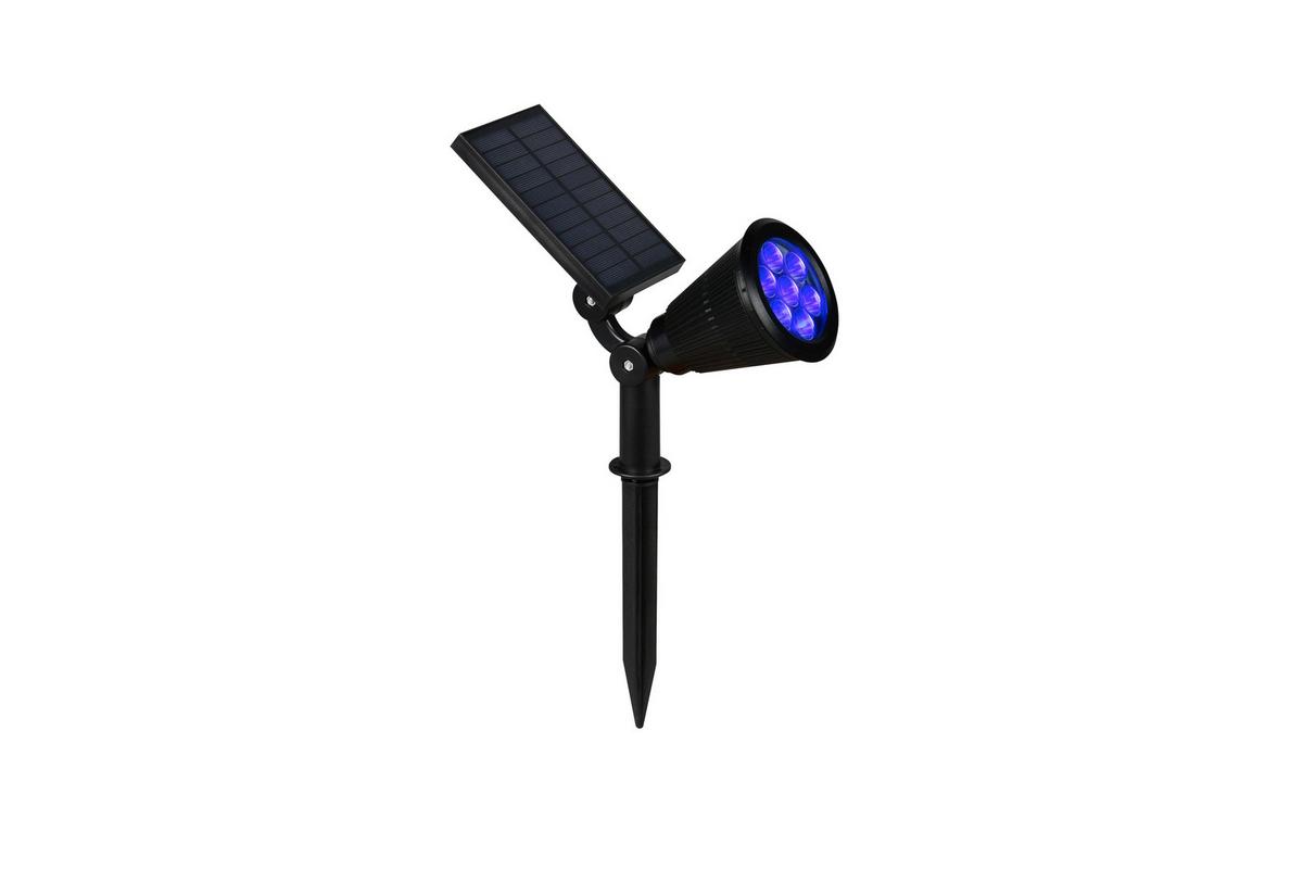 Solarleuchte Festival Schwarz L: 9 cm - Schwarz, KONVENTIONELL, Kunststoff (9/36/24cm)