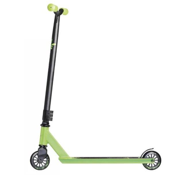 Kinder-Scooter Muuwmi Grün/Schwarz Ø 100x24 mm - Schwarz/Grün, Basics, Metall (66/44/83cm)