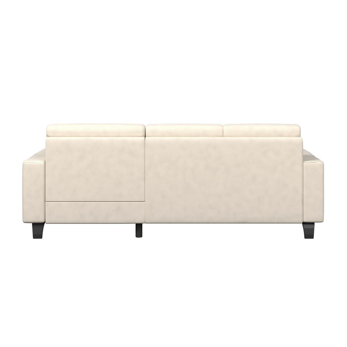 Ecksofa Varese naturfarben, B: 239 cm - Beige/Schwarz, KONVENTIONELL, Textil (239/164cm) - James Wood