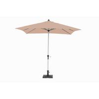 Sonnenschirm Acapole Bl: 200x300 cm Taupe - Taupe/Platinfarben, Basics, Textil/Metall (200/300cm) - Gardenson