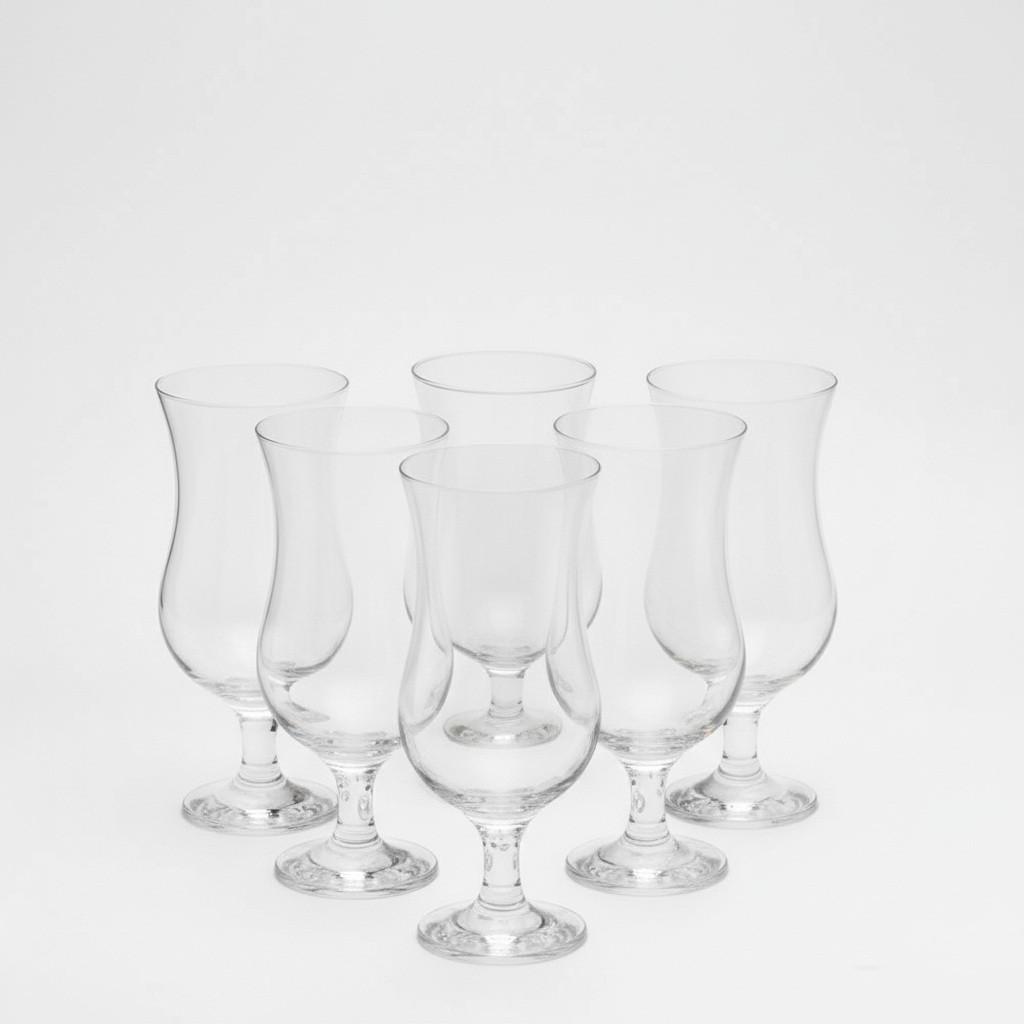 GLÄSERSET 8x19,5 cm, 460 ml - Klar, Basics, Glas (8/19,5cm) - Van Well