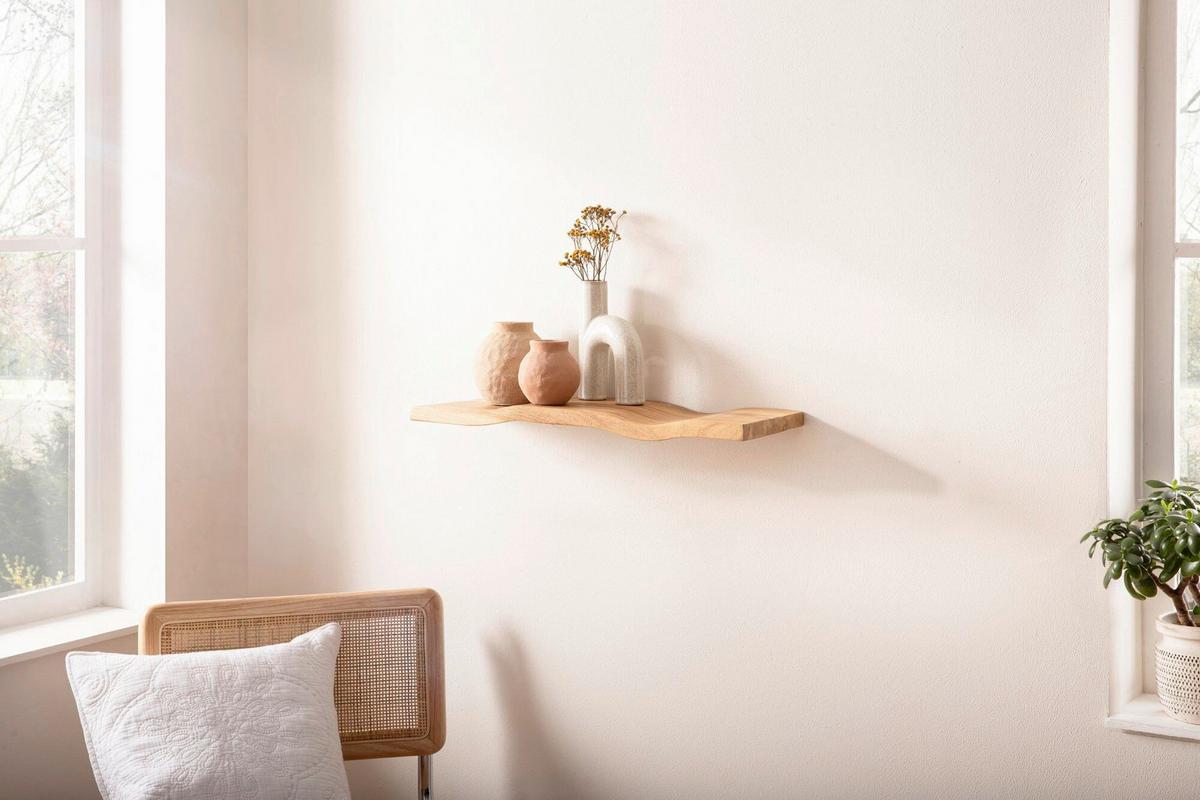 WANDBOARD Akaziefarben B: 40cm - Akaziefarben, Design, Holz (40/5/20cm) - Livetastic