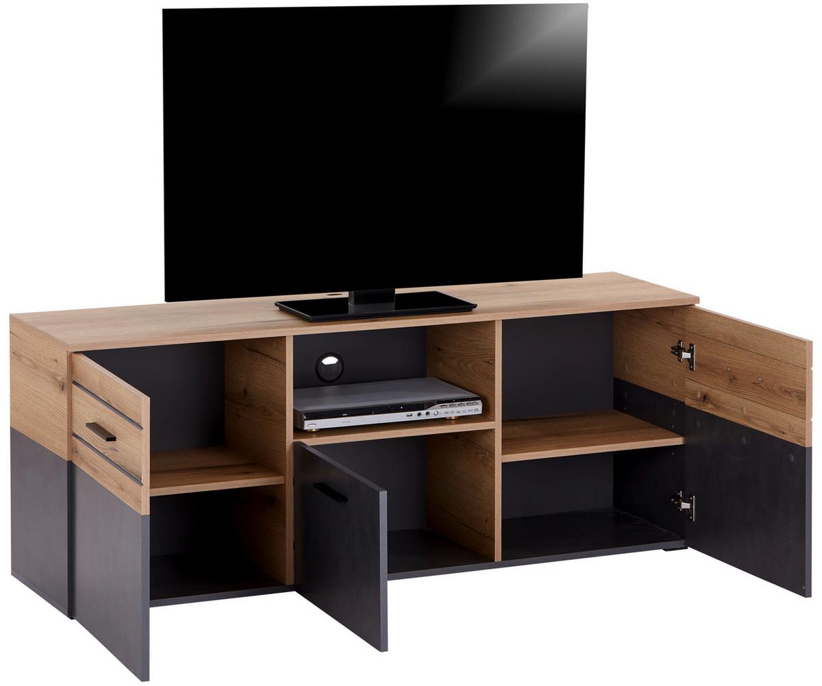 Phonotisch Limit B: 150 cm Eiche Dekor/Matera Dunkel - MODERN, Holzwerkstoff (150/59/40cm) - Ondega