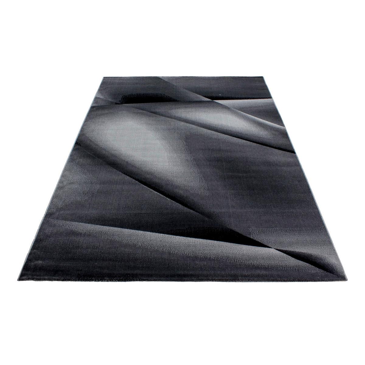 Webteppich Schwarz Naturfaser Miami 160x230 Cm - Schwarz, Trend, Textil (160/230cm)