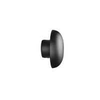 Led-wandleuchte Sassi - Schwarz, KONVENTIONELL, Kunststoff/Metall (15,5cm) - Luca Bessoni