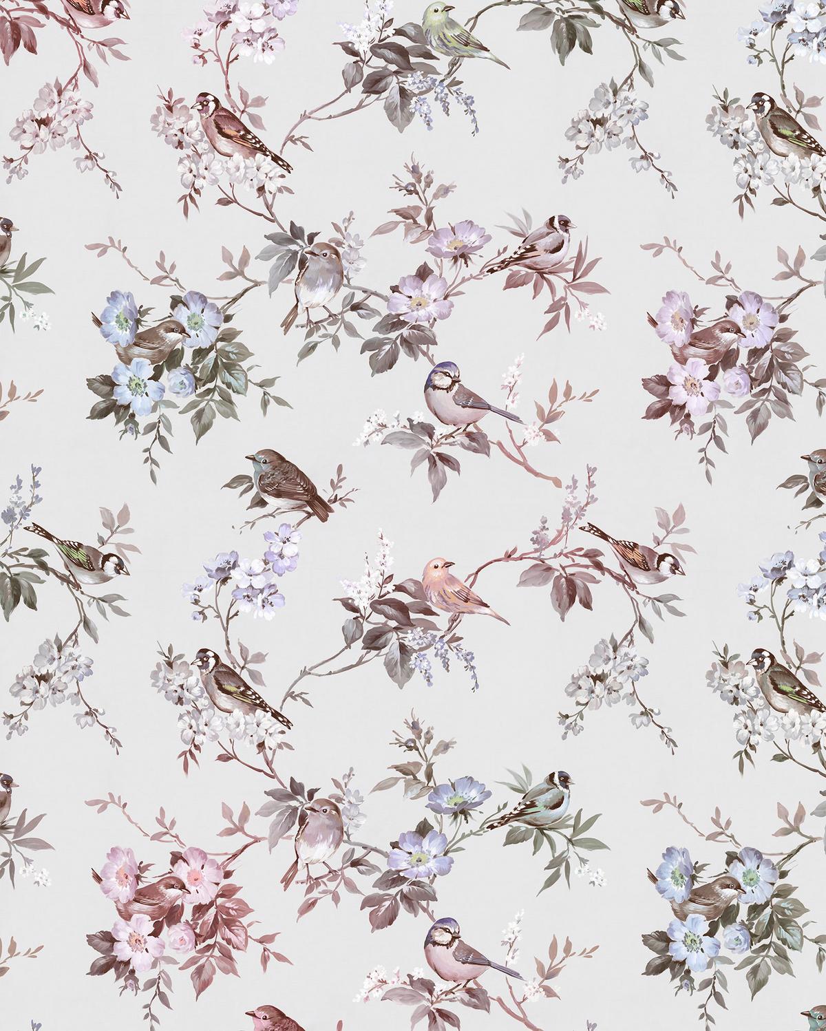 Vliestapete Sweet Lullaby - Multicolor, Basics (200/250cm) - Komar