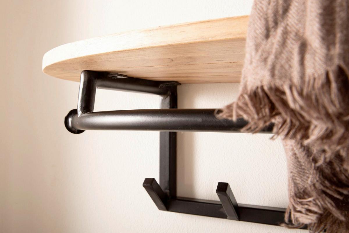 GARDEROBE Akaziefarben B: 100cm - Akaziefarben, Design, Holz (100/30/20cm) - Livetastic