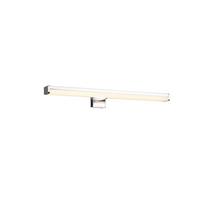 LED-Wandleuchte Lino Ip44 1-Flammig, Schmal - Chromfarben, Basics, Kunststoff (40/6/10,5cm) - Trio Leuchten