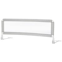 Rausfallschutz Kunststoff L: 135 cm, Bettgitter - Grau, MODERN, Kunststoff (135/50/2cm) - Fillikid