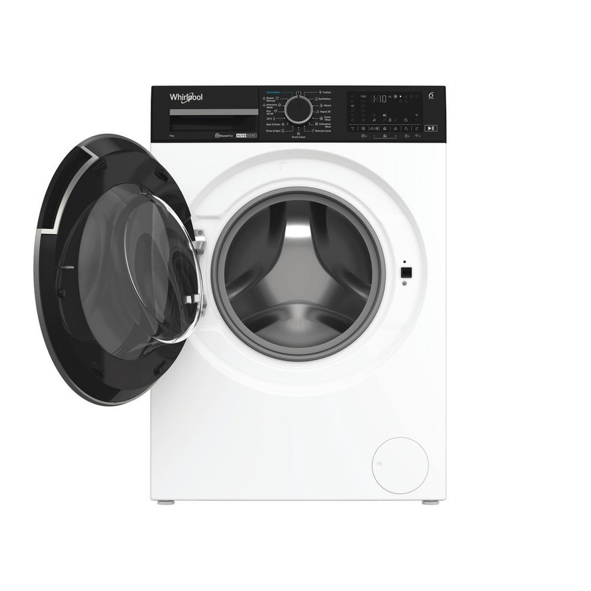 Szabadonálló Mosógép Whirlpool Wpm 87w Ads Ee - fekete/fehér, Basics, műanyag/fém (85/60/55cm)