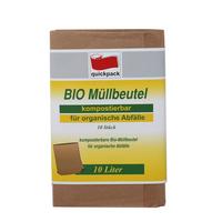 Bio Müllsack, 10 Liter Kompostierbar - Braun, Basics, Papier - Quick Pack