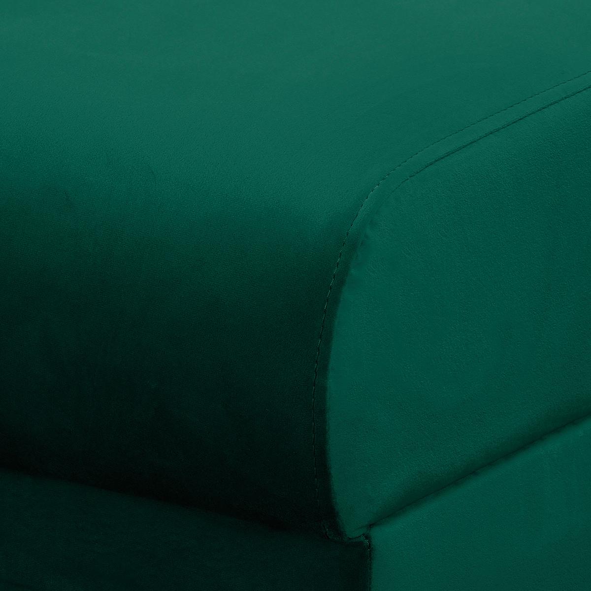 Ecksofa Beata Grün S: 230x150 cm - Wengefarben/Grün, Design, Textil (230/150cm) - Livetastic