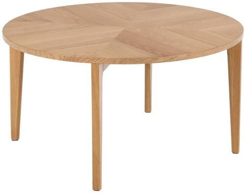 Konferenčný stolík LAUDAL dub dyha 80cm - prírodná farba/farba duba, Design, drevo/kompozitné drevo (80/80/42cm) - Livetastic