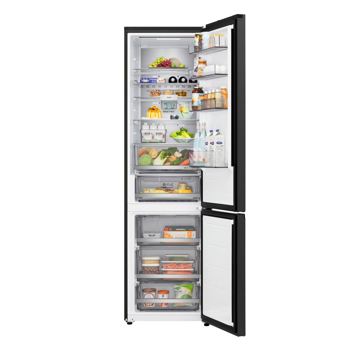 Kühl-Gefrier-Kombination GBBS7 26AEV, EEKL: A - Schwarz, Basics, Metall (59,7/203/67,4cm) - LG